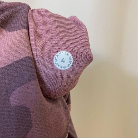 Lululemon Align Pant II 25" Incognito Camo Pink Taupe Multi Size 4 - Picture 2 of 6